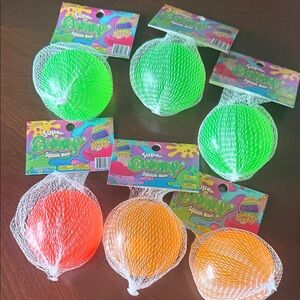 Squish Ball - Green & Orange Kids Sensory Toy